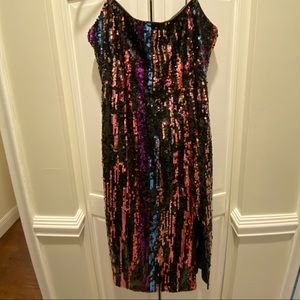 Sequin evening dress